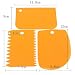 Ceny 3Pcs Plastic Dough Icing Fondant Scraper Cake Decorating Baking Pastry Tools
