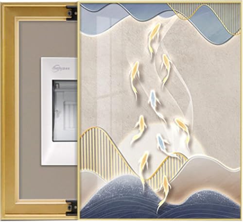 Cadre décoratif pour compteur électrique cachant les défauts techniques
