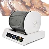 5L Vacuum Tumbler Marinator, 45KPA Automatic Tumble Marinating Machine, with 10-Hour Timer Function, Low-Noise Household Pickling Tools for Hamburger Meat, Bacon, Beef, Chicken, Pork
