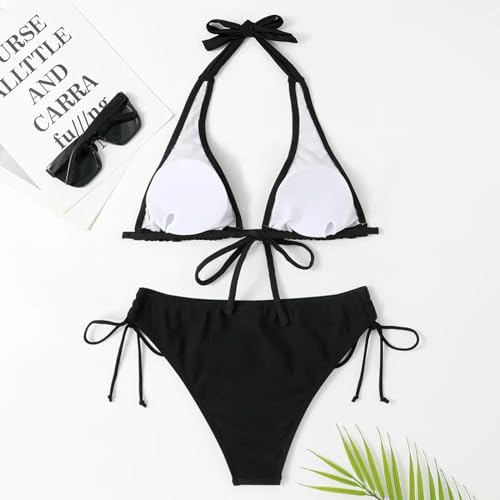 Maillot de bain split dos nu uni pour bronzer sans marques - 4