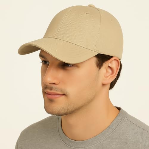 Image of Unisex Adjustable Baseball Cap Pack of 2 - Solid Color, Breathable, Stylish Cotton Caps for Men & Women - Outdoor Sports, Travel, Casual Wear