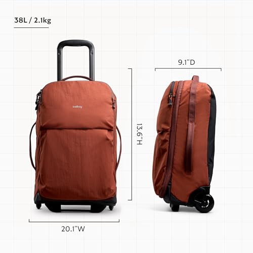 Bellroy Lite Carry-On (38L lightweight luggage, with built-in packing cubes and a compressible shell) - Clay2