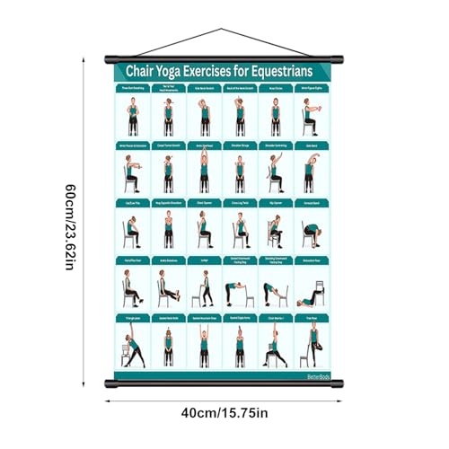 Tabla de ejercicios de silla plegable de pared para entrenamiento de pilates en casa 5