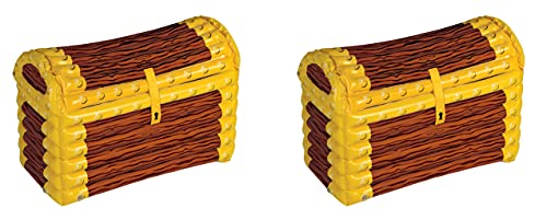 Image of Beistle Inflatable Treasure Chest Coolers.