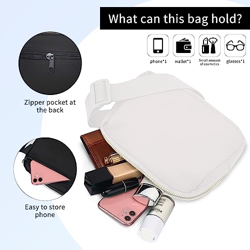 FuninCrea Fanny Pack, wasserdichte Nylon Hüfttasche Brusttasche mit verstellbaren Riemen für Frauen Männer, Modische Gürteltasche mit 3 Mesh Taschen zum Training, Laufen, Reisen, Wandern (Blau)