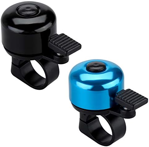 JFmall Bike Bell Bicycle Bell with Loud Crisp Clear Sound, Road and Mountain Bike Bell Adults Kids(8 colors)