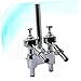 VOSAREA Double Tom Drum Support Stand Mount Bracket for Jazz Drum Set Parts Silver Drum Tom Holder for Enhanced Stability and Performance