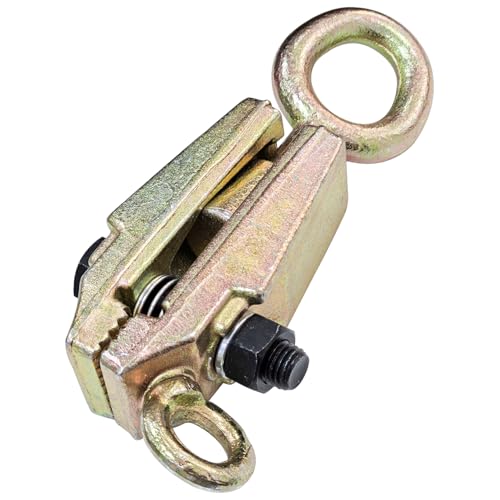 Socpuro 5 Ton 2 Way Auto Body Pull Clamp, Self-Tightening Frame Pull Clamp Grips, Car Body Collision Repair Tool for Top & Straight Repair