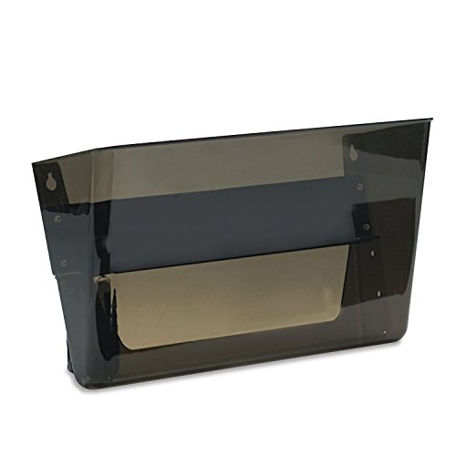 deflecto 73102 Letter-Size Magnetic Wall File Pocket, Letter, Smoke