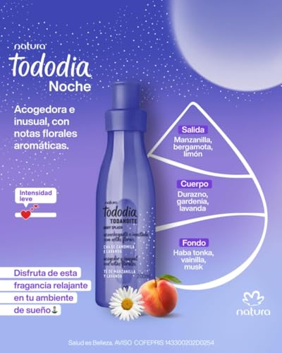 NATURA TODODIA TODANOITE CAMOMILA LAVANDA BODY SPLASH 200ml