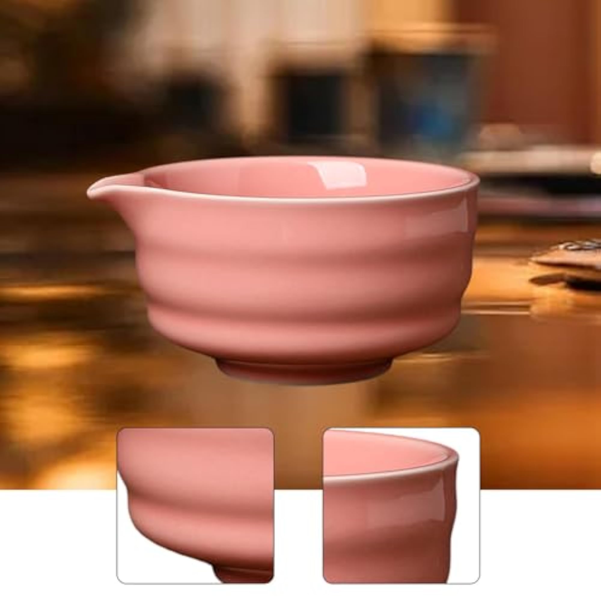 Ceramic Matcha Bowl 500ml for Family Friends Style D