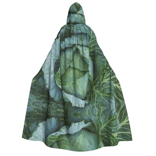 Cape à capuche adulte confortable avec imprimé chou lumineux