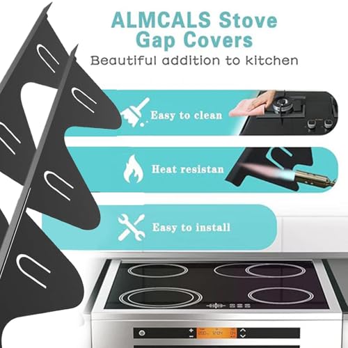 Couvercle d'espace du four anti-miettes réglable pour interstice de cuisine - 6