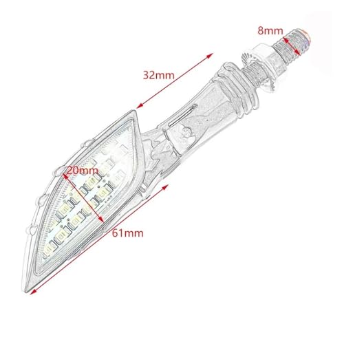 Clignotant moto Touring feu indicateur de direction chrome R1200GS - 2