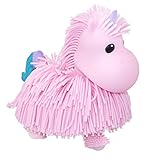 Simply press the head to bring your Unicorn to life! This electronic Unicorn walks, jiggles and shakes its tail whilst playing a catchy tune! Watch Unicorn move to the rhythm of the music! This adorable Unicorn is so soft to touch with stretchy rubbery face and body. It’s the cutest, funniest Unicorn - you’ll have so much fun as you watch your Unicorn walk and jiggle to the music! No Unicorn dances more adorably than Jiggly Unicorn. It's the cutest walking Unicorn! Listening to the catchy tune i