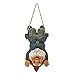 Garden Gnome Statue - Alfie the Acrobat Swinging Gnome - Outdoor Garden Gnomes - Funny Lawn Gnome Statues