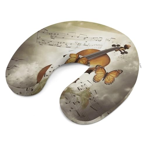 Almohada de viaje U espuma viscoelástica 30x25 cm miniatura 6