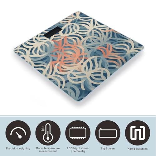 Báscula Digital de Baño con Patrones Coral Smart miniatura 3