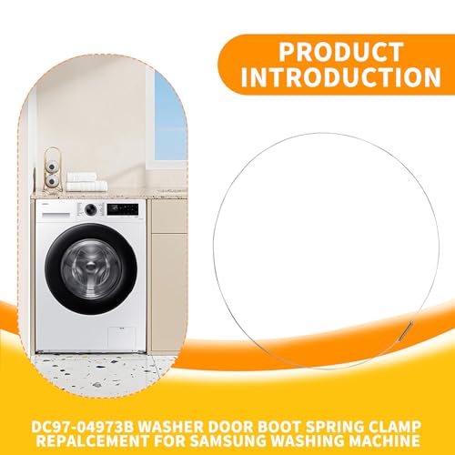 DC97-04973B Washer Door Boot Spring Clamp Repalcement for Samsung Washing Machine,for 2025747 outer spring clamp,Prevents Water Leaks by BKIFU - Image 6