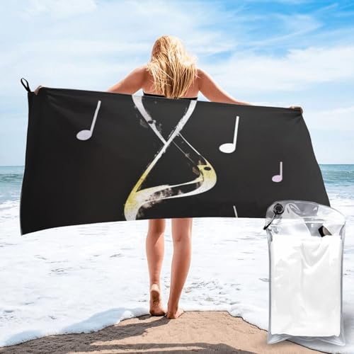 Serviette de plage microfibre séchage rapide drap de bain natation 80x160