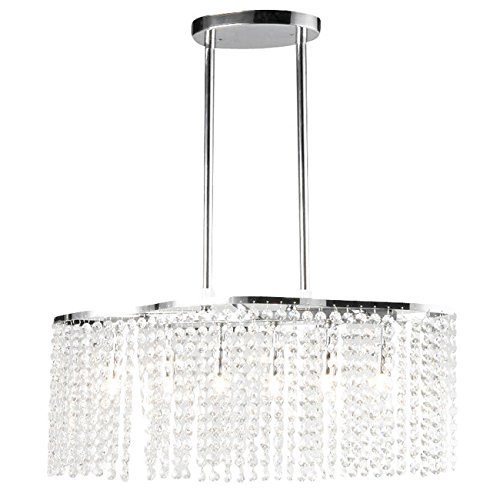 Flash Deals - 70% OFF Whse of Tiffany RL1366/6 Tee Crystal 6-Light Chrome Chandelier