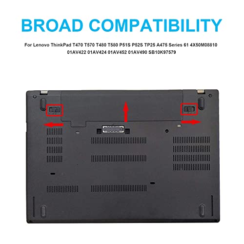 image for Fancy Buying 01AV423 01AV452 Laptop Battery Replacement for Lenovo Thi
