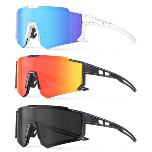 Image of Fanshen Youth Baseball Sunglasses for Kids - Polarized Sunglasses Softball Cycling for Boys Girls Ages 3-12 UV Protection