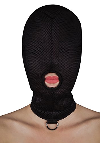 Capucha Ouch! Bondage Extreme Mesh para sesiones intensas de BDSM y juegos de rol en pareja