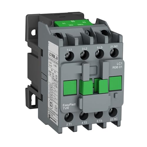 Contacteur tripolaire CA 6A pour motorisation et commande de pompe 220V LC1R0610M5N