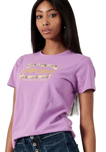 Kaporal - T-Shirt Lila Femme - Fanny - XL - Violet Kaporal - T-Shirt Lila Femme - Fanny - XL - Violet