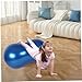 Yeory Peanut Ball with 35x18in Burst-Resistant PVC Portable Thickened Yoga Ball Flexible Exercise Ball for Therapy, Labor, Birthing and Dog Training (Smooth, Dark Blue), Yoga Ball