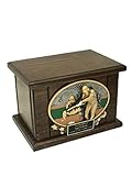 Baseball Cremation Urn, Wood Urn, Baseball Urn, Wooden Funeral Urn, Sports Urn with Engraving