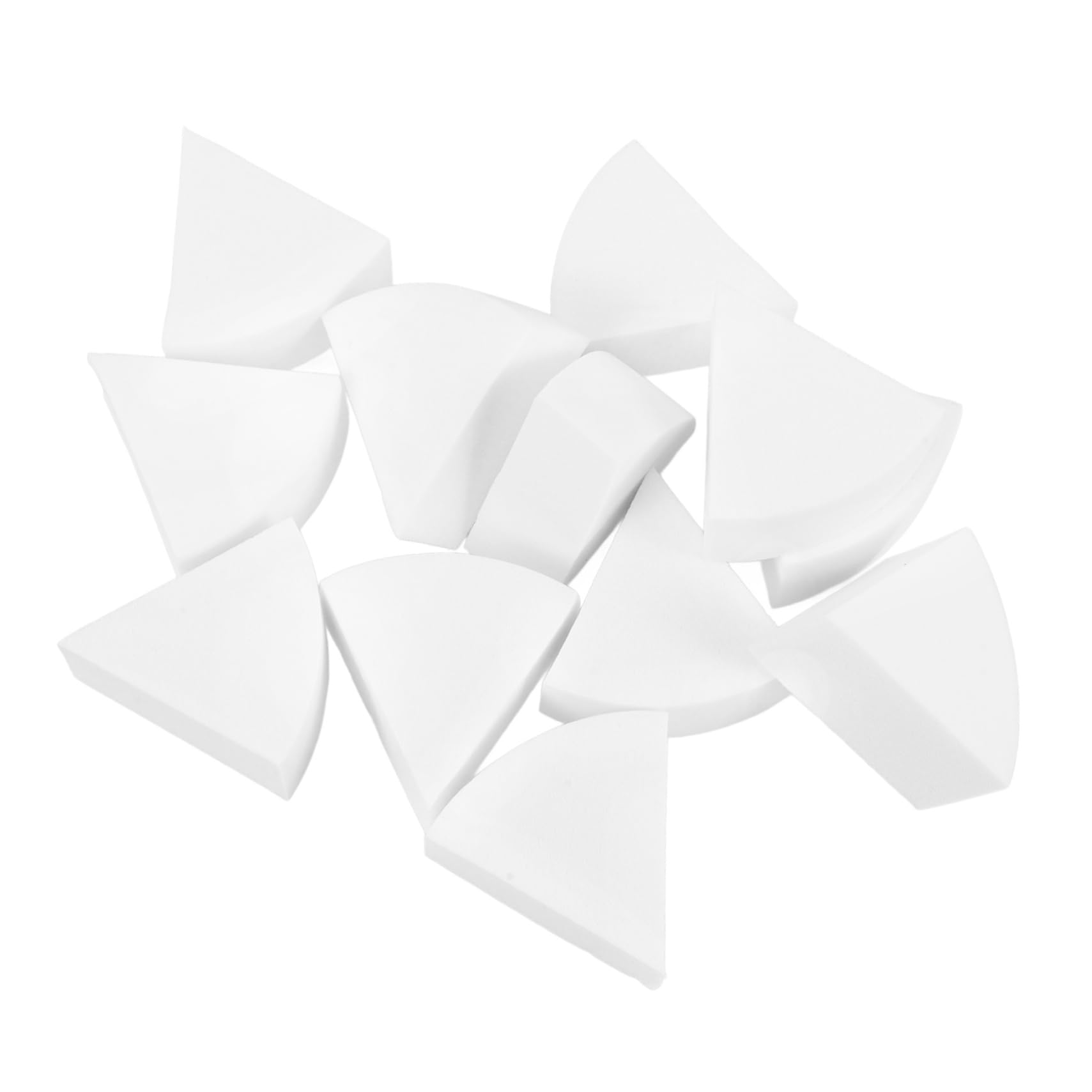 Mikinona Set of 12 Soft Triangle Powder for Face Body Makeup Setting Reusable Washable Makeup Tools
