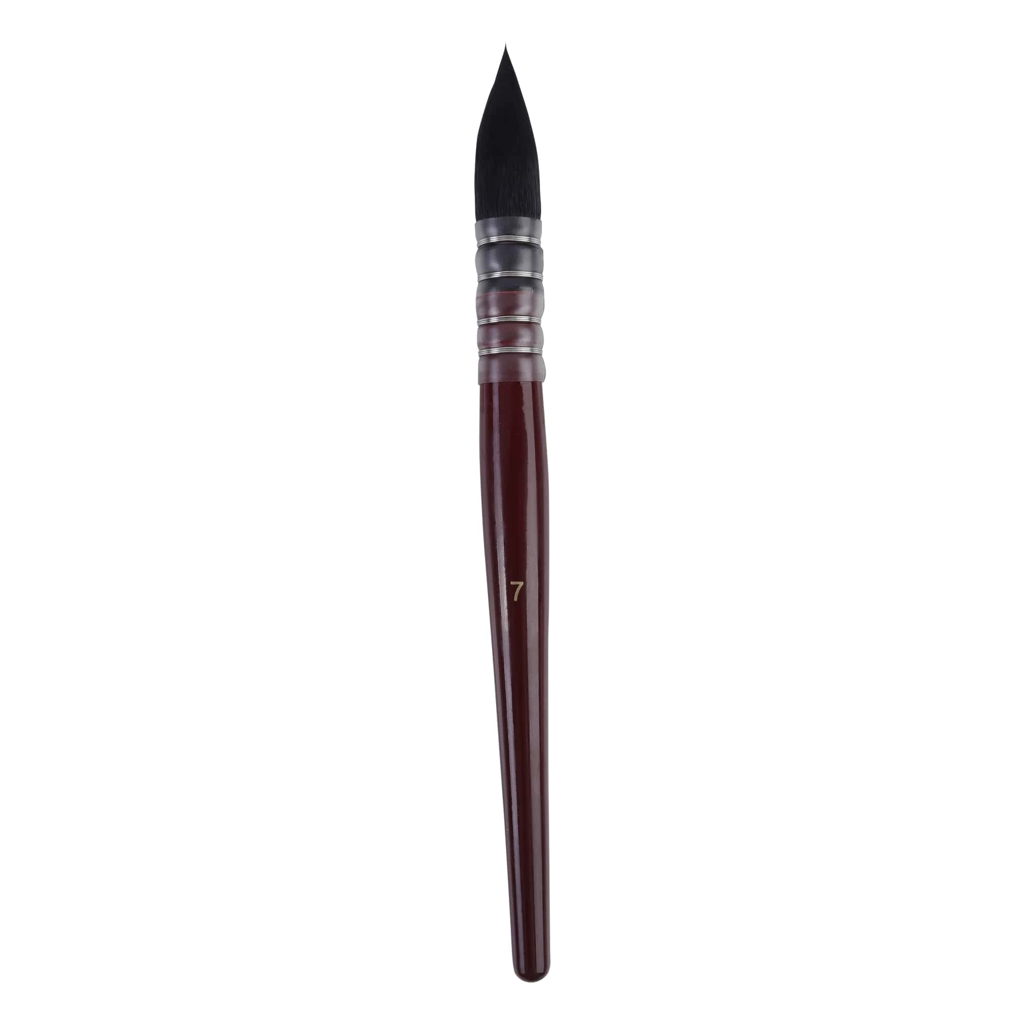 KABEER ART Pointed Synthetic Watercolor Quill Mop Brush Size 7 4
