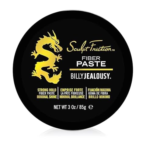 Billy Jealousy Sculpt Friction Fiber Hair Paste for Men, Adds Volume & Texture with Touchable Hold & Low Shine, Hair Product for Fine or Thinning Hair, 3 Oz Cover