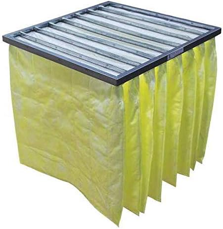 Synthetic Pocket Air Filter,24x24x18,MERV 14 (2-PK)