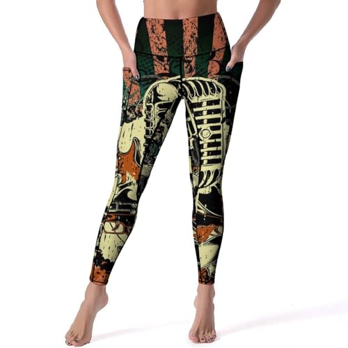 Legging de sport yoga taille haute pour gym et jogging S