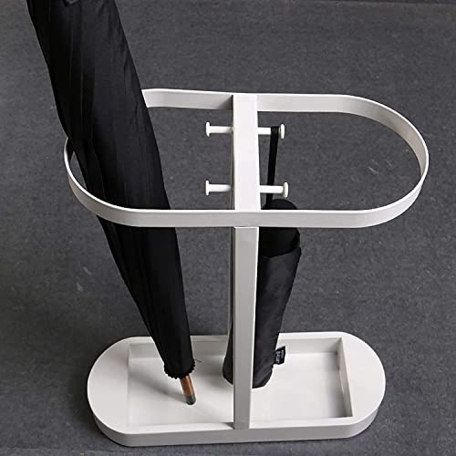 Porte-parapluie en fer durable avec bac de récupération d'eau - 4