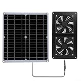 cabane bois caravane Fonctionnement automatique : lorsqu'il est exposé à la lumière du soleil, le panneau solaire alimente automatiquement le ventilateur, atteignant des vitesses allant jusqu'à 3000 tr/min. Il fonctionne en douceur et efficacement dans des conditions ensoleillées.