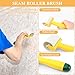 Wallpaper Smoothing Tool Kit with Sponge Seam Roller, Includes Big Smoothing Squeegee, Cutting Tool for Peel and Stick on Contact Paper, Wallpaper Car Wrap Vinyl Window Tint Glass Film(16pcs/set)