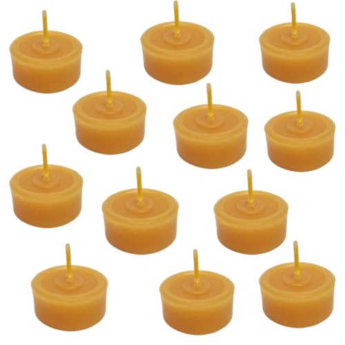 Josef Muhr - Handgefertigte Bienenwachs Teelichter - 12 Stück...