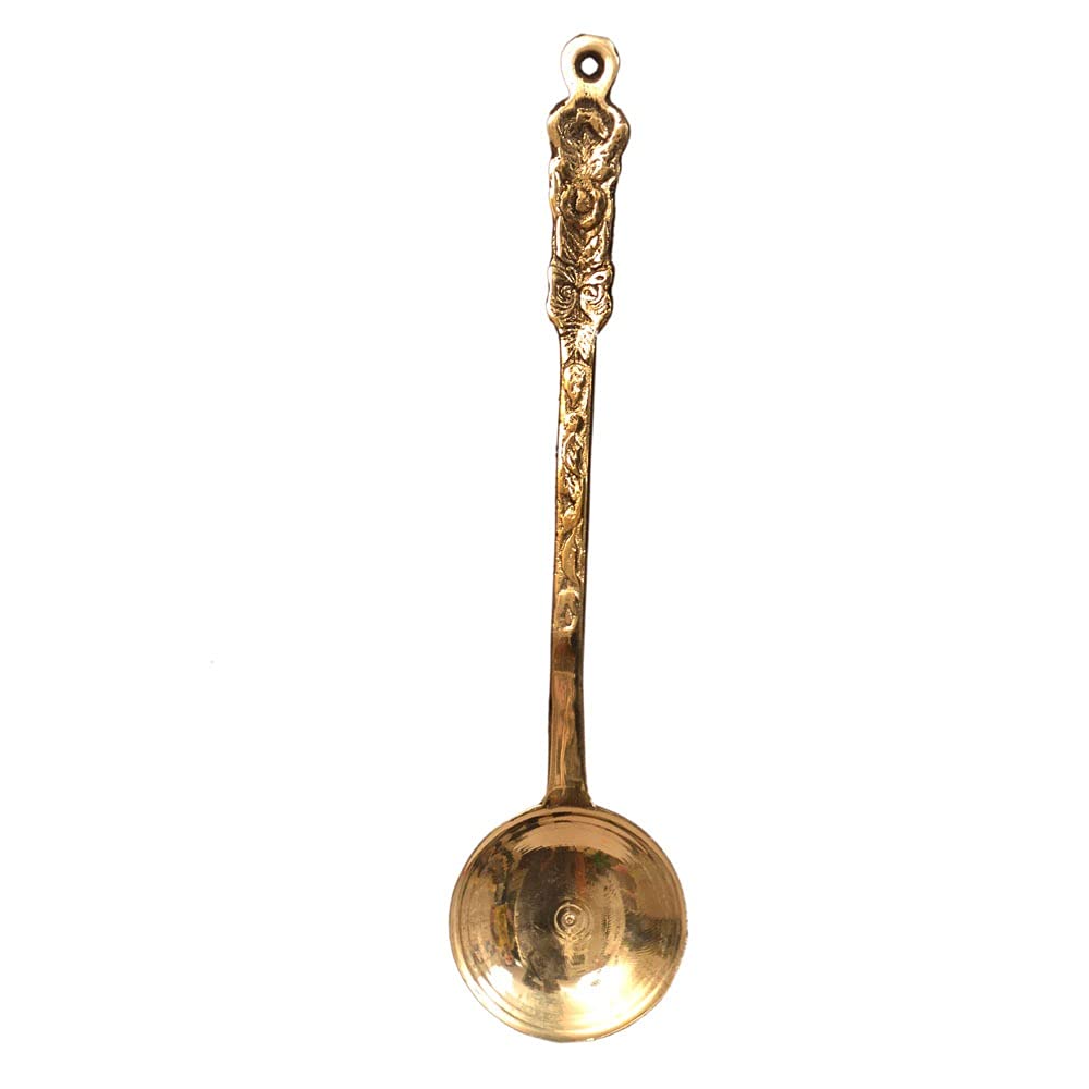 BONA FIDE - Unit of signature metal exportsBONA FIDE - Unit of signature metal exports Bonafide Pure Brass Utensils Spoon Flat Design