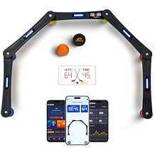 Potent Digital Stickhandling Trainer 2.0 with App-Enabled Training, Built-in Scoreboard & Countdown Timer - Practice Puck Control & Reaction Times, Portable On & Off Ice Hockey Training Aid