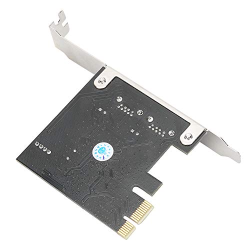 Placa PCIE USB 3.0, placa PCIE de velocidade de 2 portas de 5 Gbps, adaptador de conversão de alta v