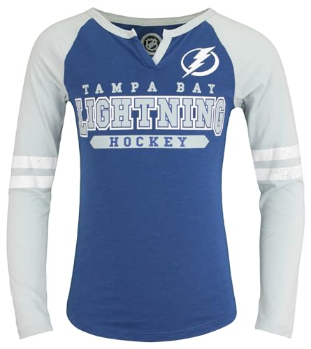 Outerstuff NHL Tampa Bay Lightning Youth Girls Top X-Smal (4-5)
