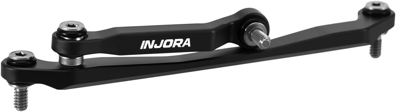 INJORA Black Coating Brass Steering Links for 1/30 Axial SCX30