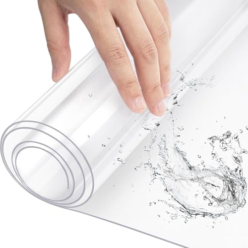Nappe Plastique Transparent 75 x 170 cm Lavable pour Maison - 2