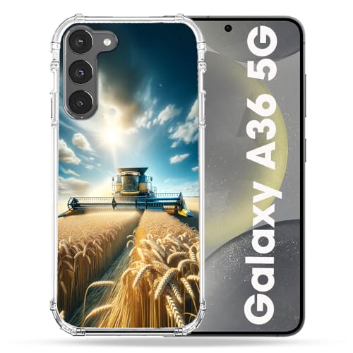 Coque Samsung A36 5G antichoc Cokitec agriculture moissonneuse blé