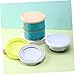 SUPVOX 3pcs Pet Food Can Covers Sealing Lids for Dog Cat Canned Food Flexible and Freshness Retaining Can Protectors Gray Green