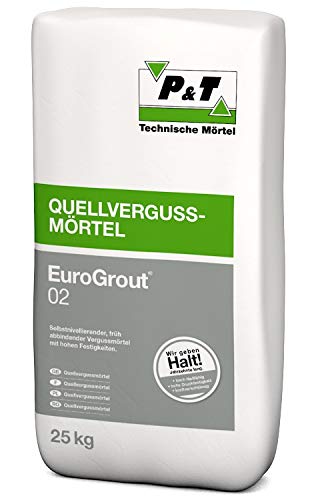 Quellvergussmörtel 0-2 mm EuroGrout® 02 25 kg/Sack